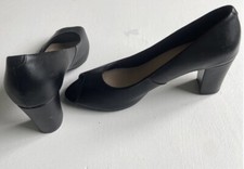 Black peep toe for sale  BROUGH