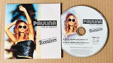 PAULINA RUBIO CDS VIVE VERANO REMIXES SPAIN PROMO RARE, usado comprar usado  Enviando para Brazil