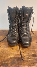 Lowa black leather for sale  NEWCASTLE