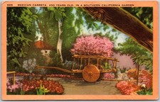 Cartão postal Southern California Garden, 1952 carreta mexicana, flores rosa comprar usado Cartão postal Southern California Garden, 1952 carreta mexicana, flores rosa comprar usado  Enviando para Brazil