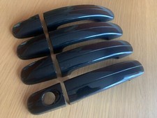TAMPAS DE MAÇANETA DE PORTA PRETAS BRILHANTES SERVE PARA 2012-2019 T6 RANGER WILDTRAK RAPTOR PX2 PX3 comprar usado  Enviando para Brazil