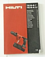 Hilti manuale istruzioni usato  Morro d'Oro