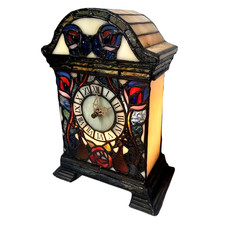 Tiffany style clock for sale  CREWE
