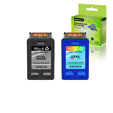 Cartucho de tinta 21XL 22XL para HP 21 22 uso em OfficeJet 4315 J3625 J3680 PSC 1401 comprar usado  Enviando para Brazil