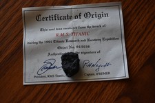 Coal rms titanic for sale  Escondido