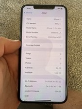 Teléfono Apple iPhone 11 Pro Max 64 GB Plateado Tarjeta SIM + Accesorios y Estuche Usado en Excelente Condición segunda mano  Embacar hacia Mexico