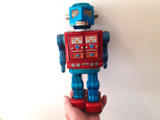 vintage tin toys robot for sale  SUDBURY