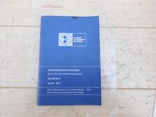 Bedienungsanleitung ifa zweise gebraucht kaufen  Buttelstedt