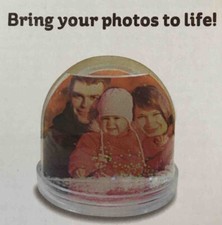 Photo glitter globe for sale  UK