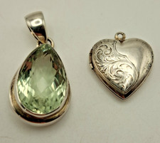 Sterling silver heart for sale  WAKEFIELD