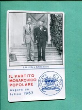 Calendario 1957 partito usato  Molfetta