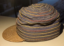 Casquette paille coton d'occasion  Saint-Jean-de-Luz