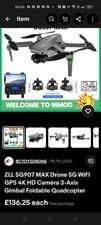 Sg107 drone wifi for sale  LISKEARD