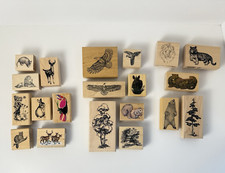 Rubber stamps wood for sale  Forest