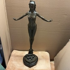 bronze art deco lady for sale bronze art deco lady for sale PETERBOROUGH