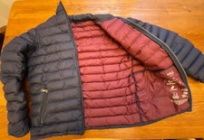 Jacket blue puffer for sale  LUTON