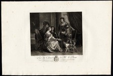 Estampa antiga-PINTURA-TOCANDO MÚSICA-CANTANDO-GUITARRA-Le Brun-Van Zyl-Texier-1792 comprar usado  Enviando para Brazil