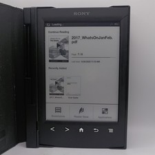 Leitor de eBook Sony PRS-T2 eReader 7 polegadas preto e capa clara - Usado comprar usado  Enviando para Brazil