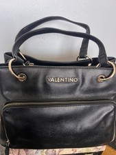 Valentino black leather for sale  LUTON