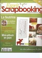 Esprit scrapbooking feutrine d'occasion  Bray-sur-Somme