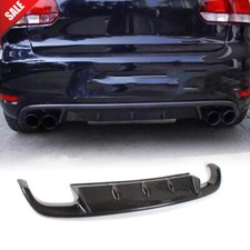 Ajuste para VW Golf 6 VI GTI 2010-2013 difusor spoiler labial traseiro de fibra de carbono comprar usado  Enviando para Brazil