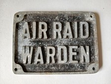 Air raid warden for sale  BADMINTON
