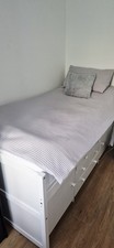 Wooden white single for sale  BURTON-ON-TRENT