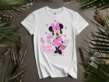 Bonito Minnie Mouse Linda em Rosa Camiseta Masculina Feminina Unissex Camiseta K83 comprar usado  Enviando para Brazil