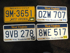 west virginia license plates for sale  Bridgeport