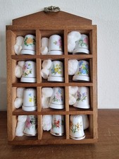 Flower themed thimbles for sale  BARRY