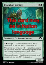 Mtg evolution witness usato  Bari