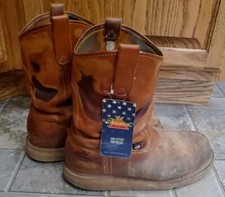 Botas de trabalho Thorogood 804-4205 masculinas 11" biqueira de aço couro tamanho 10,5 EE comprar usado  Enviando para Brazil