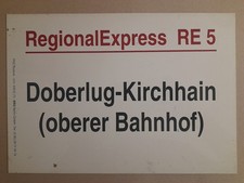Zuglaufschild regionalexpress  gebraucht kaufen  Eisenheim