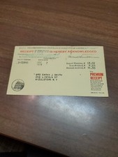 1929 receipt prudential for sale  Middletown
