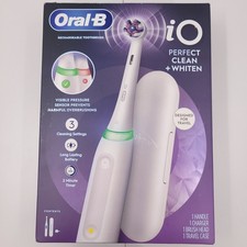 Cepillo de dientes eléctrico recargable Oral-B iO Perfect Clean + Whiten cuidado bucal segunda mano  Embacar hacia Mexico