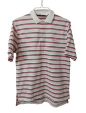 Polo Golf Ralph Lauren Verde Rosa Branco Listrado Logotipo Ilha Primavera Masculino Tamanho G comprar usado  Enviando para Brazil