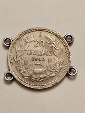 1940 🇨🇱 CHILE 20 CENTAVOS MOEDA MUNDIAL MUITO BOM ESTADO CONDOR ON ROCK ADAPTADO PARA PULSEIRA  comprar usado  Enviando para Brazil