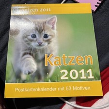 Postkartenkalender katzen 2011 gebraucht kaufen  Netphen