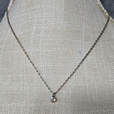 Delicate solitaire pendant for sale  Castle Rock