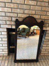 dark walnut square mirror for sale  Lindstrom