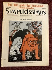 Simplicissimus satirische zeit gebraucht kaufen  Oldenburg (Oldenburg)
