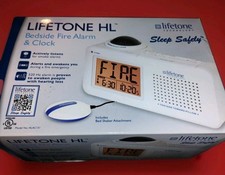 Relógio e despertador de incêndio vibratório de cabeceira Lifetone HLAC151 NOVO LIDO comprar usado  Enviando para Brazil
