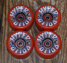 Usado, 4 RODAS DE SKATE VERMELHAS HYPER ROLLO 62MM 78A E ROLAMENTOS VERMELHOS ÓSSEOS comprar usado  Enviando para Brazil