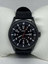 Relógio de pulso masculino Infantry MDC pulseira de náilon preta mostrador analógico quartzo genuíno RQ645 comprar usado  Enviando para Brazil