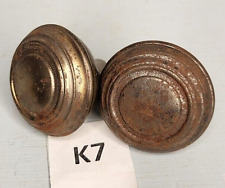 LOTE K7 2 MAÇANETAS DE PORTA ANTIGAS VINTAGE DE METAL comprar usado  Enviando para Brazil