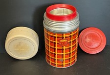Vintage thermos plaid for sale  Colon