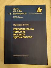 Personalizacja Tematyki Na Lekcji Jezyka Obcego na sprzedaż  Wysyłka do Poland