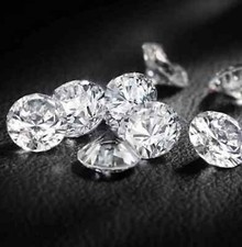 Lote de 6 piezas de diamantes cultivados en laboratorio 4x4 mm redondos D F-IF certificados con diamantes segunda mano  Embacar hacia Mexico