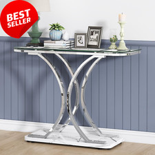 Silver glass console for sale  Honolulu