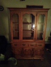 Brown hutch glass for sale  Rock Falls
